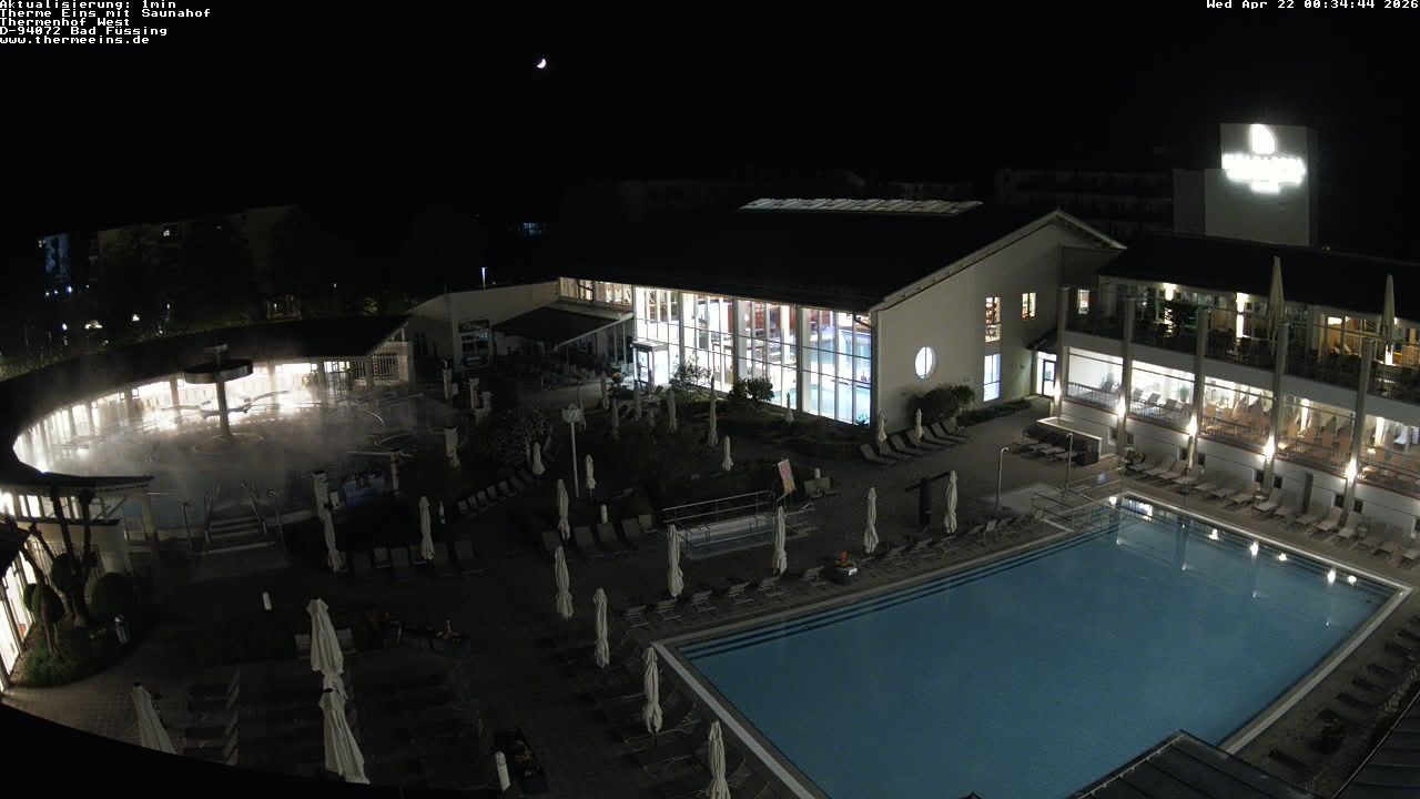 Archiv Foto Webcam Bad Füssing: Therme 1