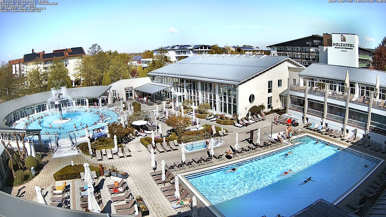 Archiv Foto Webcam Bad Füssing: Therme 1