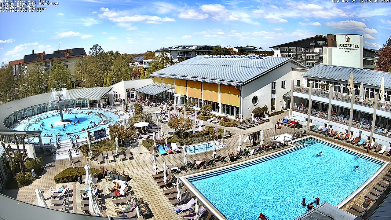 Archiv Foto Webcam Bad Füssing: Therme 1