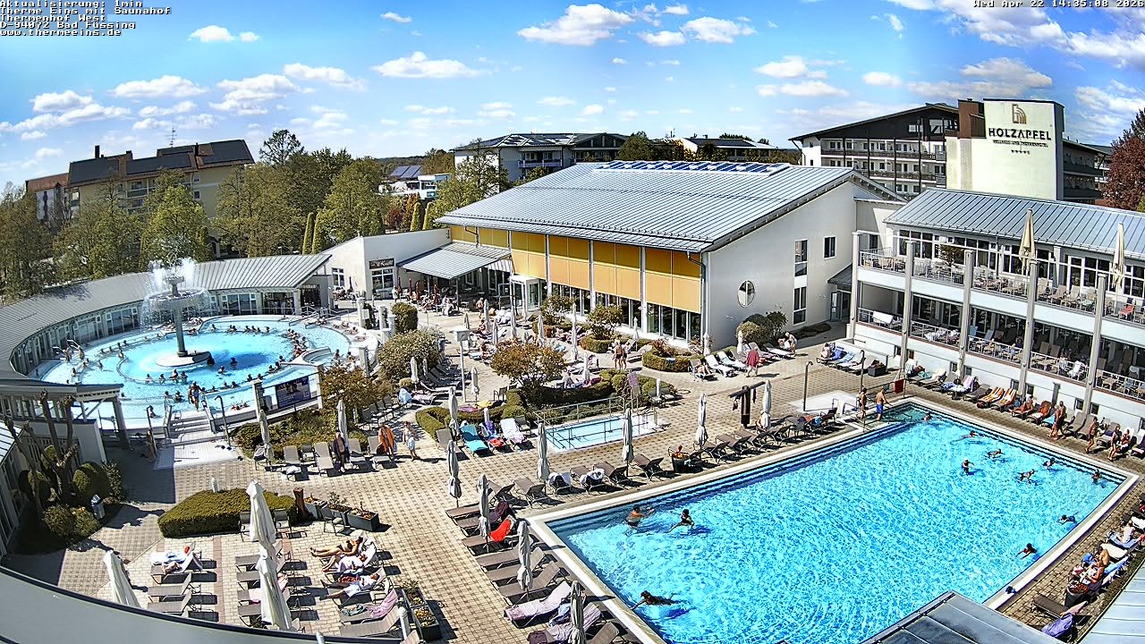 Archiv Foto Webcam Bad Füssing: Therme 1