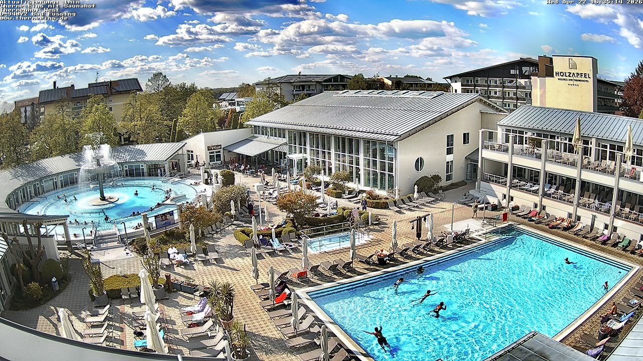 Archiv Foto Webcam Bad Füssing: Therme 1