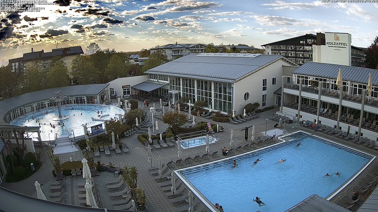 Archiv Foto Webcam Bad Füssing: Therme 1