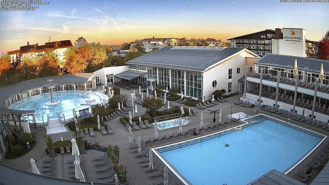 Archiv Foto Webcam Bad Füssing: Therme 1