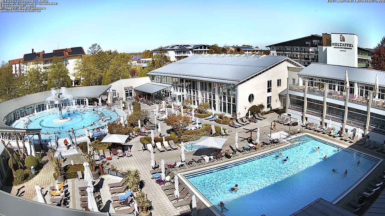 Archiv Foto Webcam Bad Füssing: Therme 1