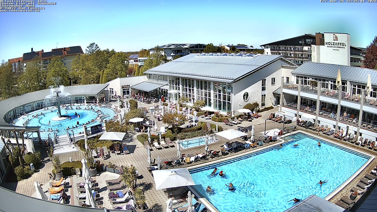 Archiv Foto Webcam Bad Füssing: Therme 1