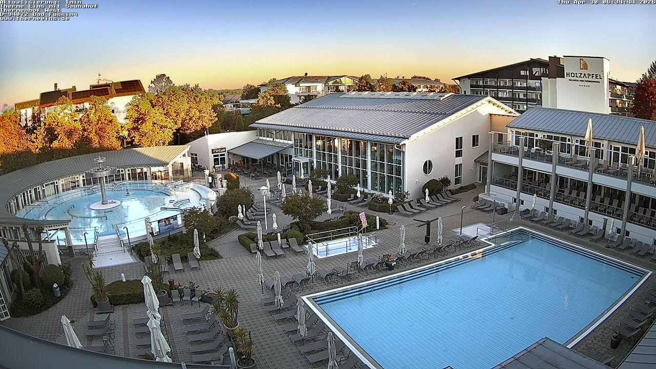 Archiv Foto Webcam Bad Füssing: Therme 1
