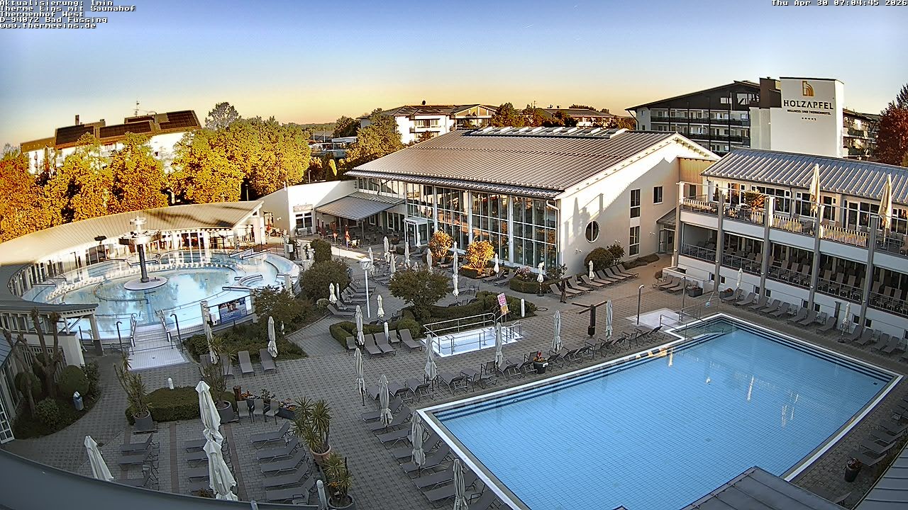 Archiv Foto Webcam Bad Füssing: Therme 1