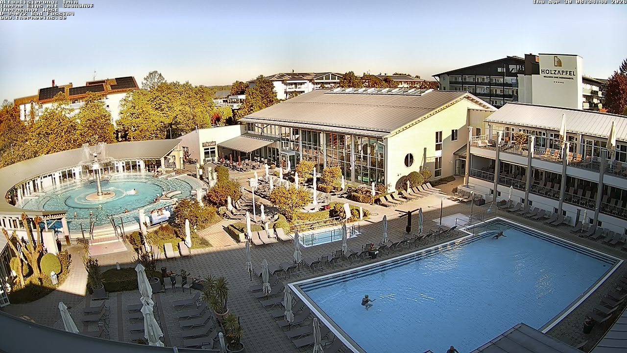 Archiv Foto Webcam Bad Füssing: Therme 1