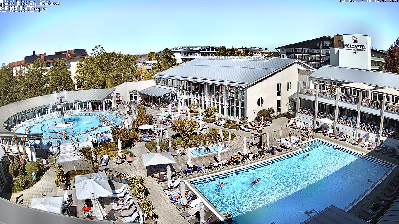 Archiv Foto Webcam Bad Füssing: Therme 1