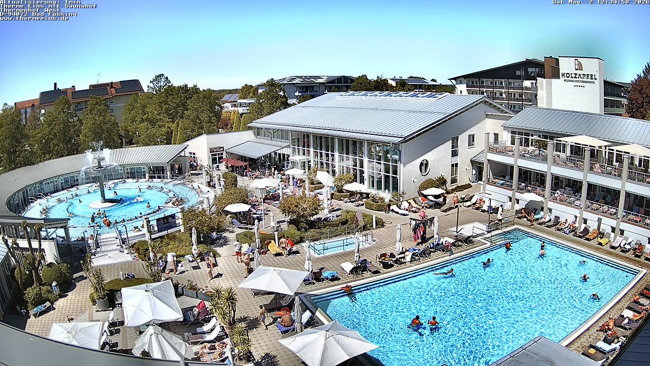 Archiv Foto Webcam Bad Füssing: Therme 1