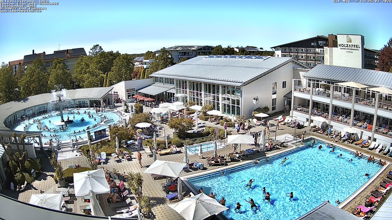 Archiv Foto Webcam Bad Füssing: Therme 1