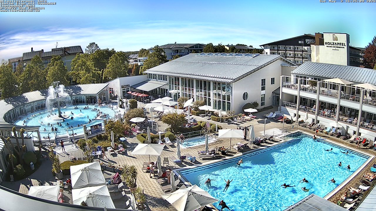 Archiv Foto Webcam Bad Füssing: Therme 1