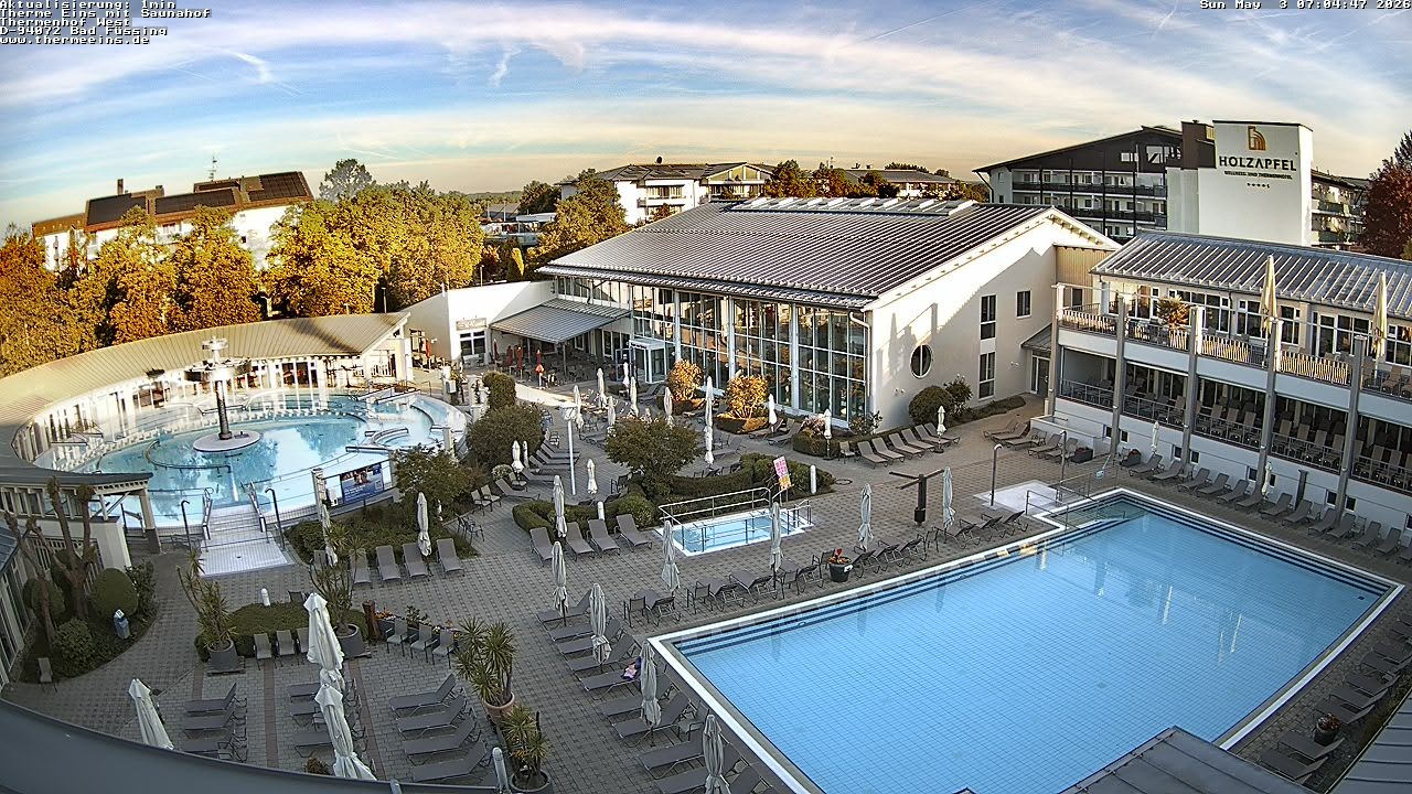 Archiv Foto Webcam Bad Füssing: Therme 1