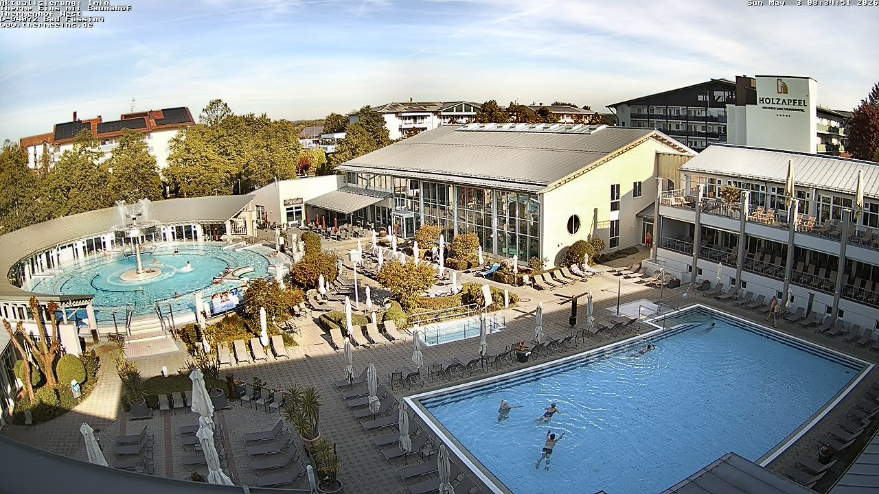 Archiv Foto Webcam Bad Füssing: Therme 1
