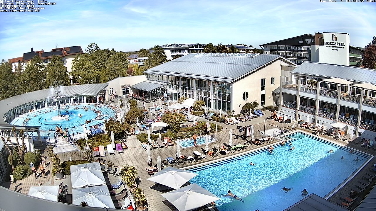 Archiv Foto Webcam Bad Füssing: Therme 1