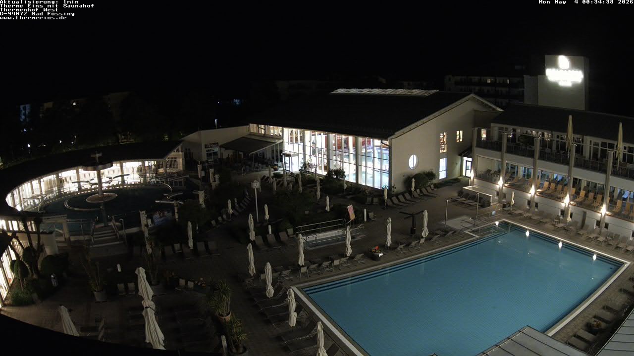 Archiv Foto Webcam Bad Füssing: Therme 1