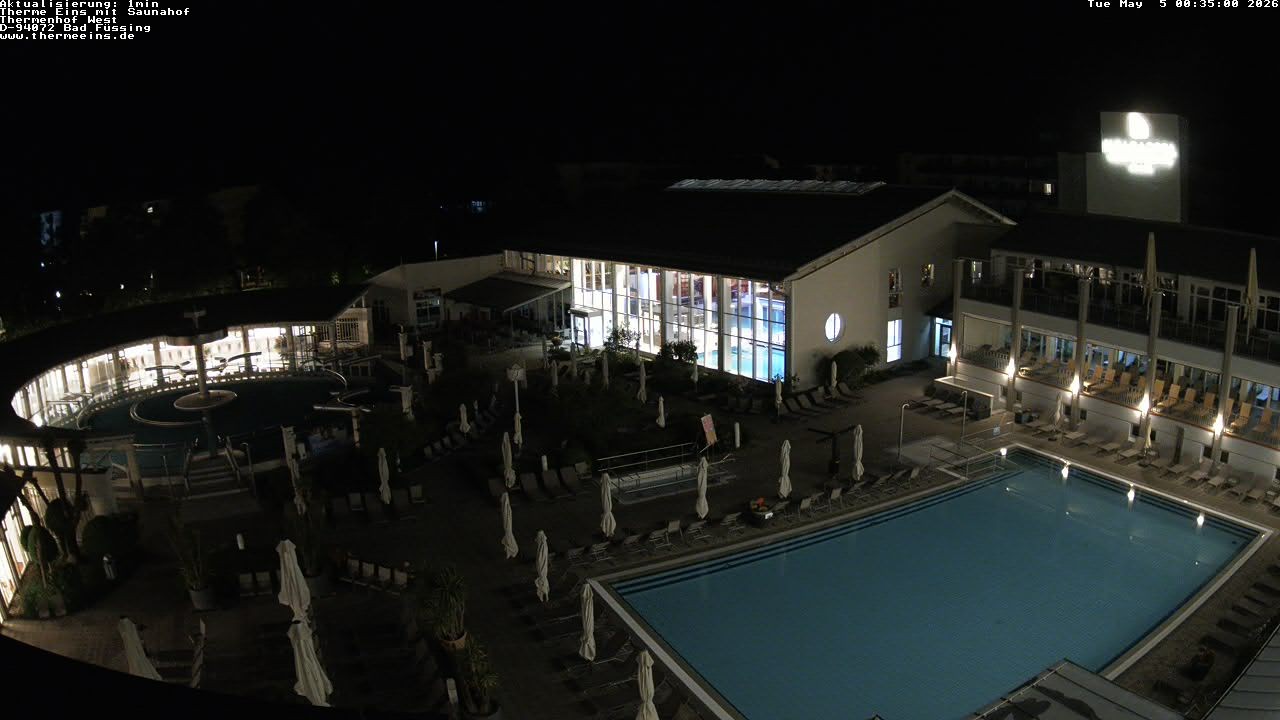 Archiv Foto Webcam Bad Füssing: Therme 1