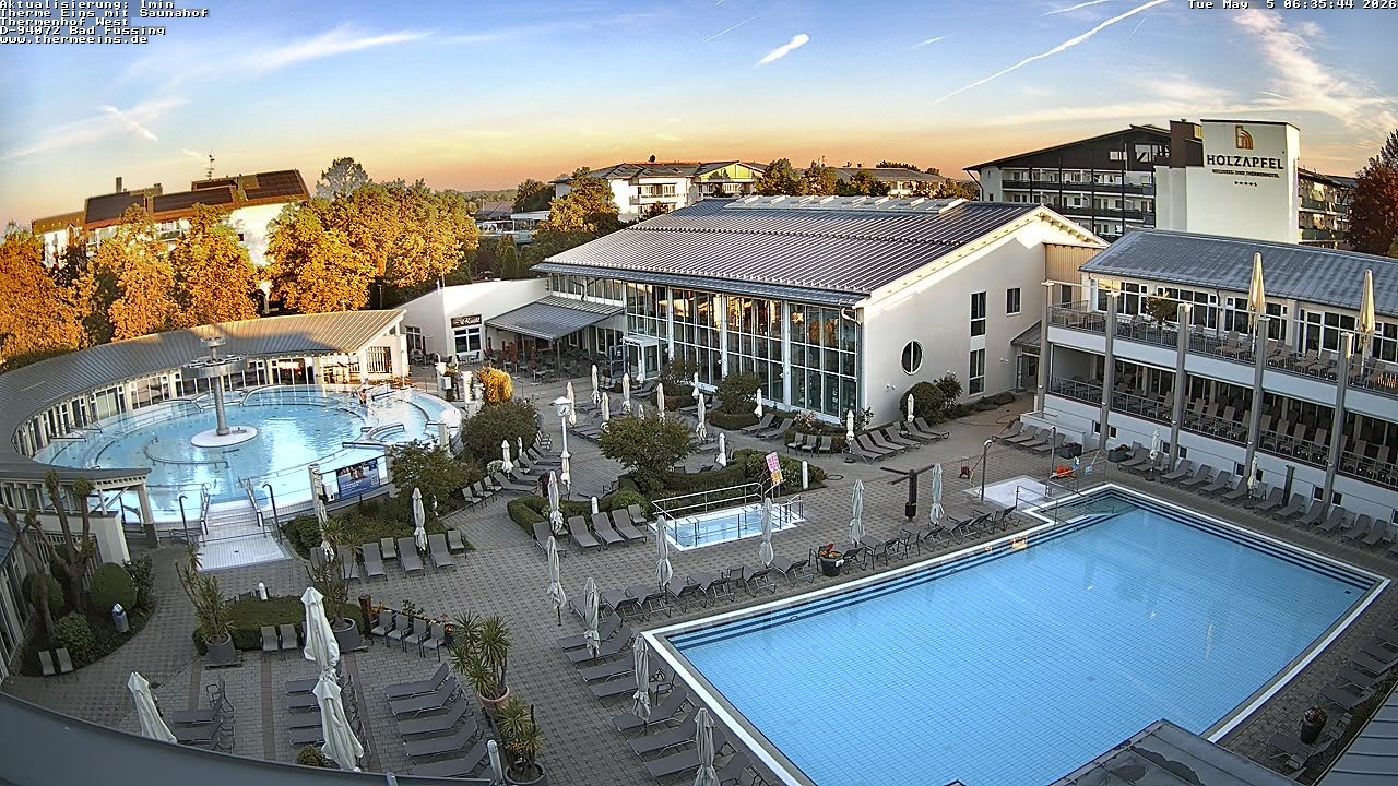 Archiv Foto Webcam Bad Füssing: Therme 1