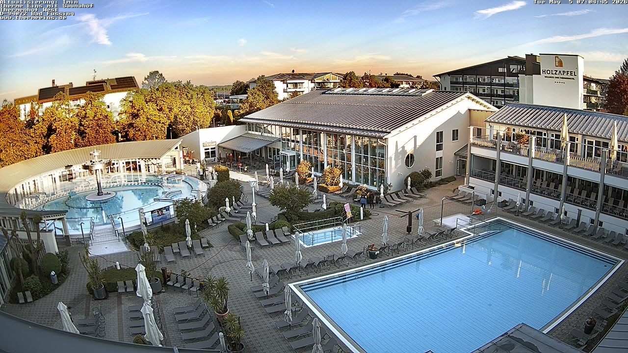 Archiv Foto Webcam Bad Füssing: Therme 1