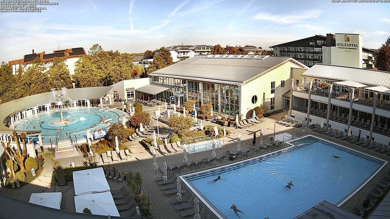Archiv Foto Webcam Bad Füssing: Therme 1