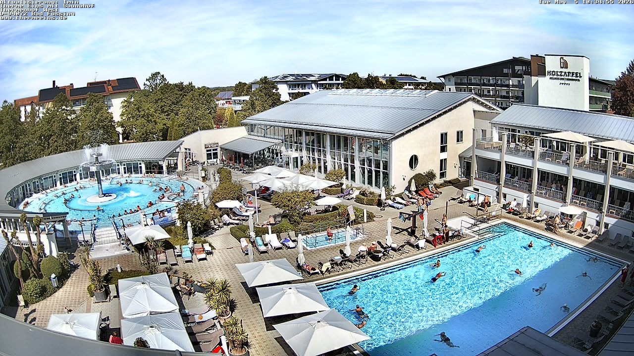 Archiv Foto Webcam Bad Füssing: Therme 1