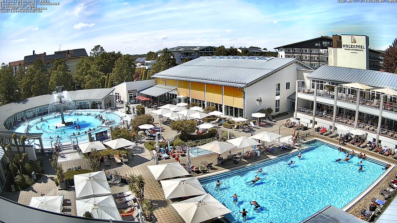 Archiv Foto Webcam Bad Füssing: Therme 1