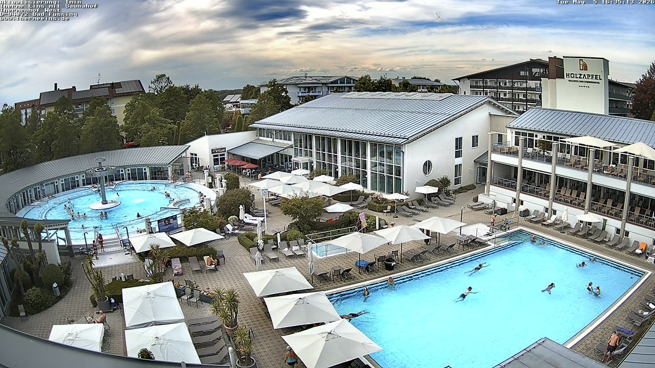 Archiv Foto Webcam Bad Füssing: Therme 1