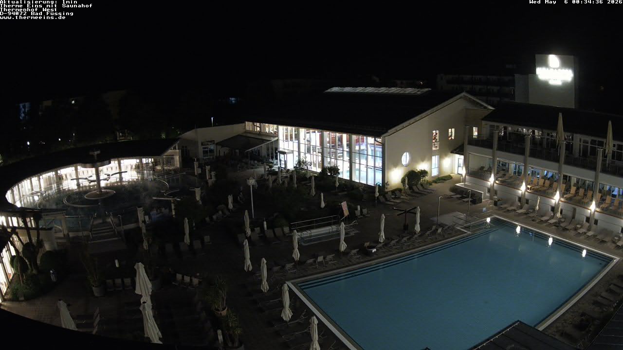 Archiv Foto Webcam Bad Füssing: Therme 1