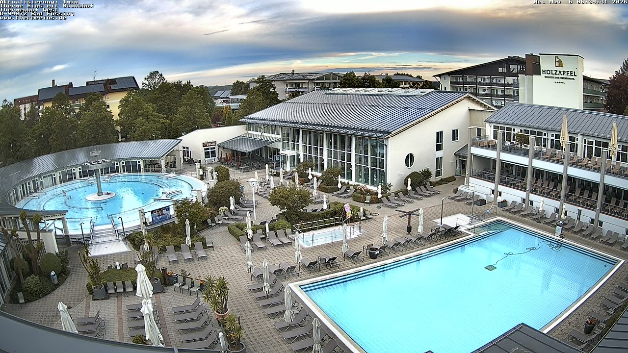 Archiv Foto Webcam Bad Füssing: Therme 1