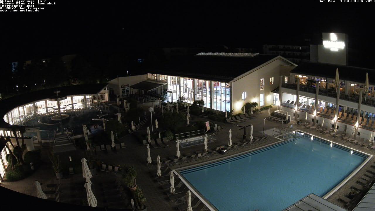Archiv Foto Webcam Bad Füssing: Therme 1