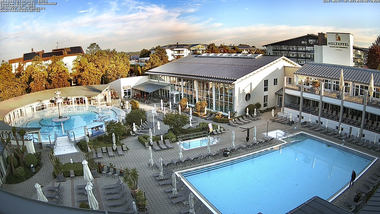 Archiv Foto Webcam Bad Füssing: Therme 1