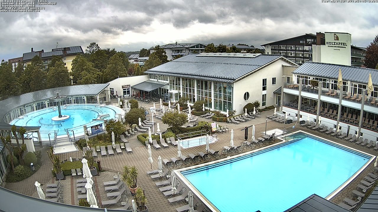 Archiv Foto Webcam Bad Füssing: Therme 1