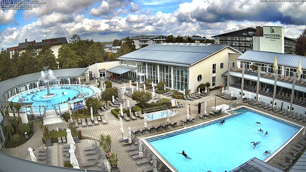 Archiv Foto Webcam Bad Füssing: Therme 1