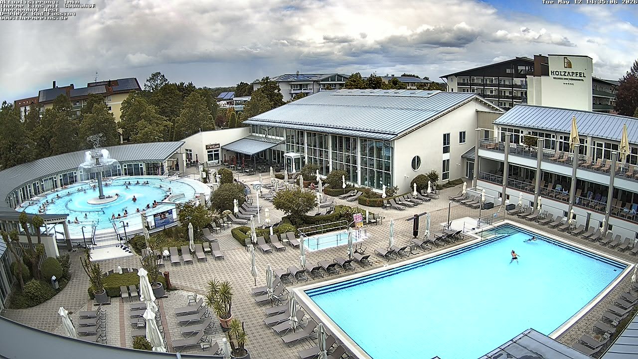 Archiv Foto Webcam Bad Füssing: Therme 1