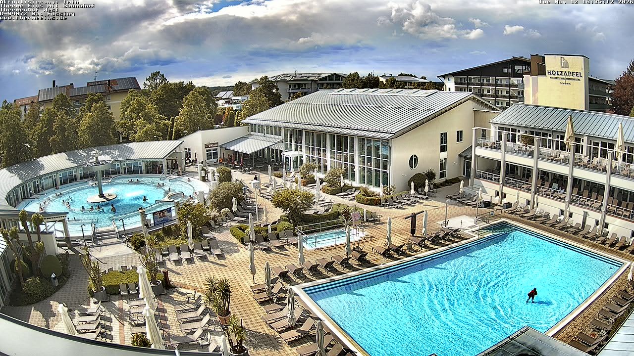 Archiv Foto Webcam Bad Füssing: Therme 1