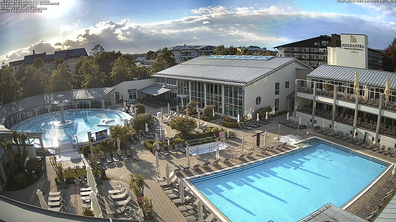 Archiv Foto Webcam Bad Füssing: Therme 1