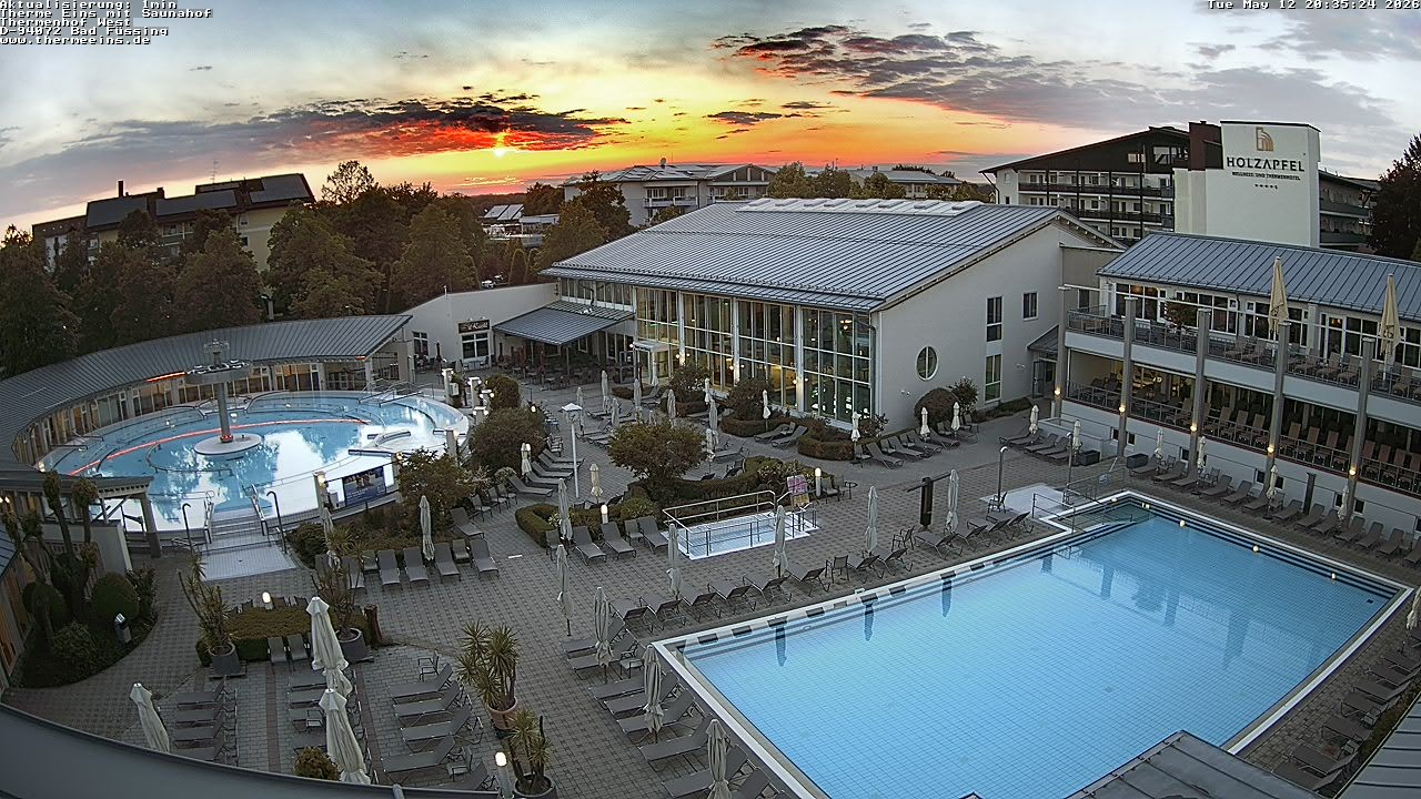 Archiv Foto Webcam Bad Füssing: Therme 1