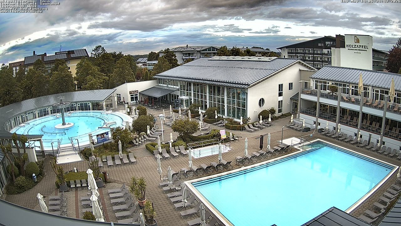 Archiv Foto Webcam Bad Füssing: Therme 1