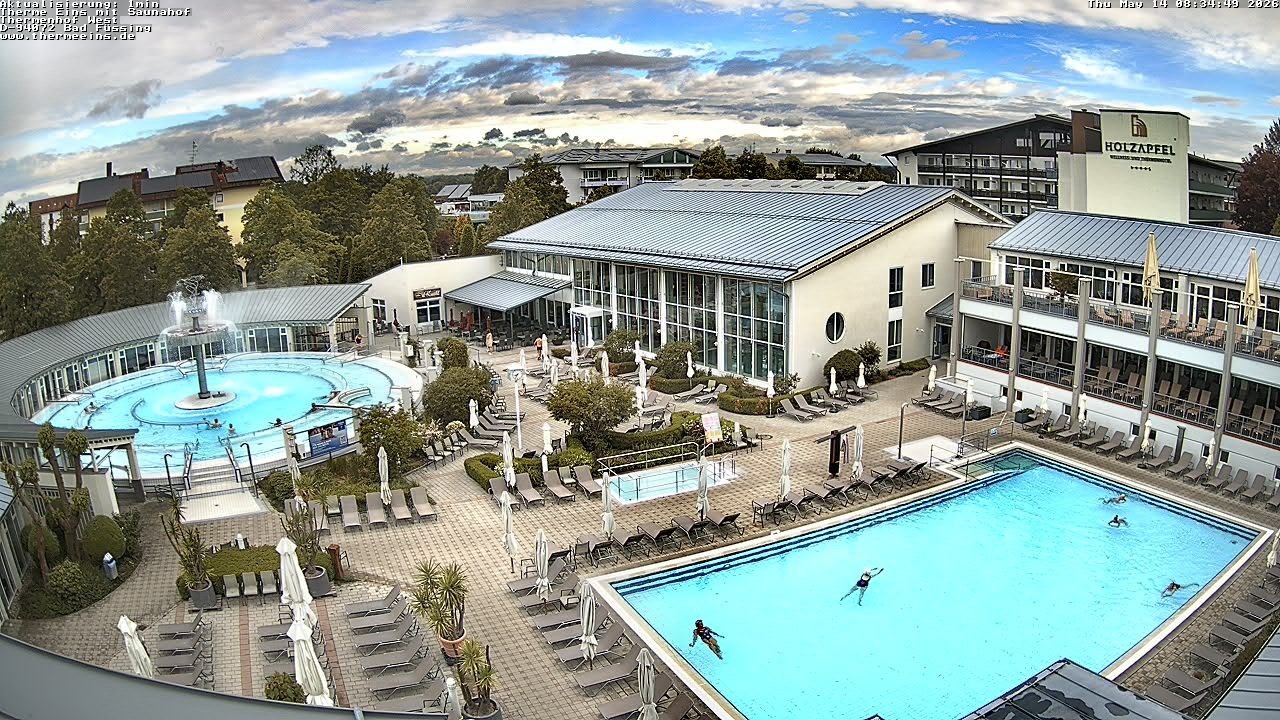 Archiv Foto Webcam Bad Füssing: Therme 1