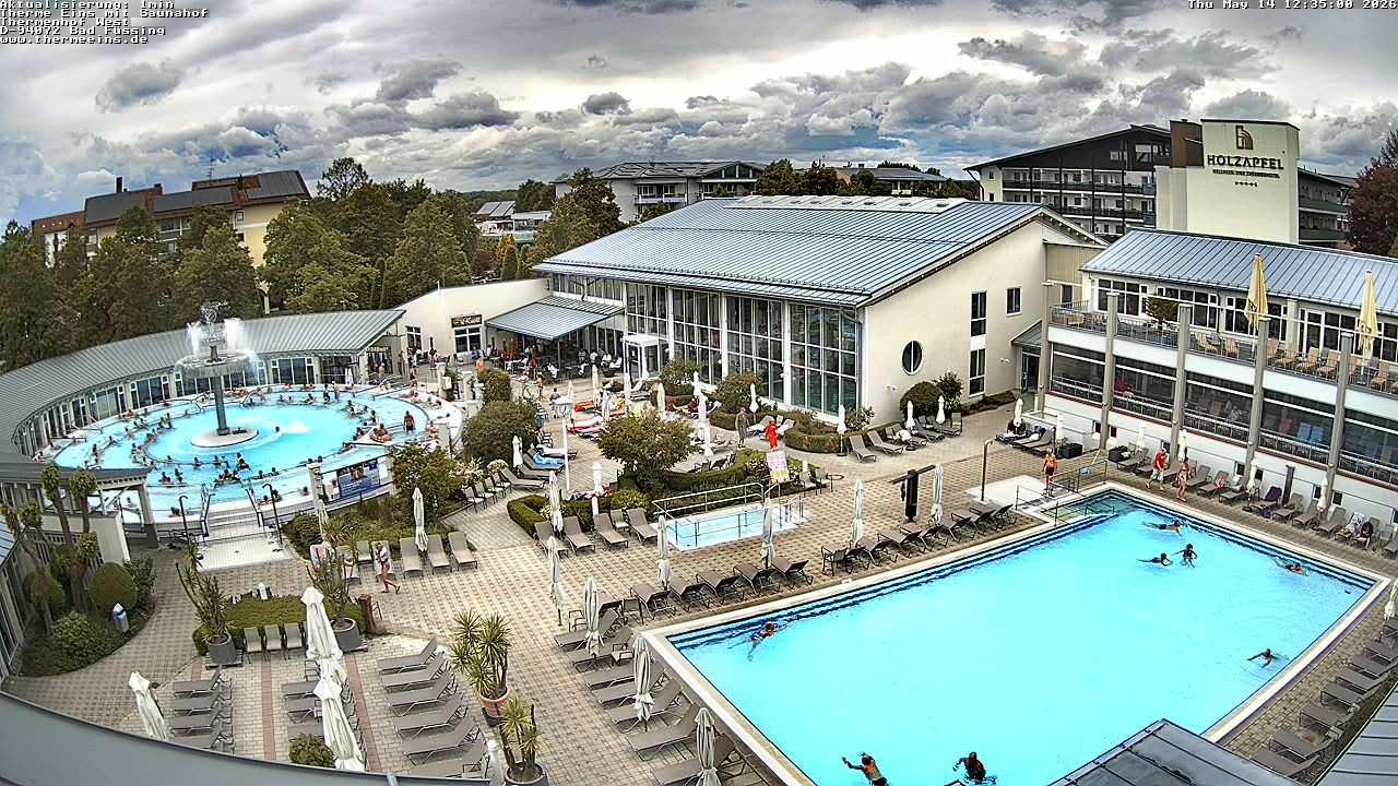 Archiv Foto Webcam Bad Füssing: Therme 1
