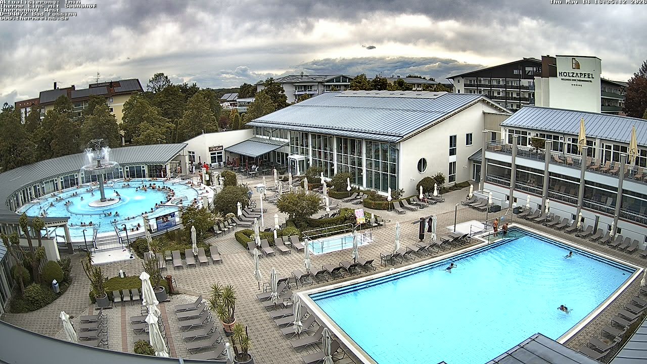 Archiv Foto Webcam Bad Füssing: Therme 1