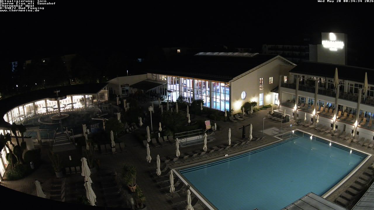 Archiv Foto Webcam Bad Füssing: Therme 1