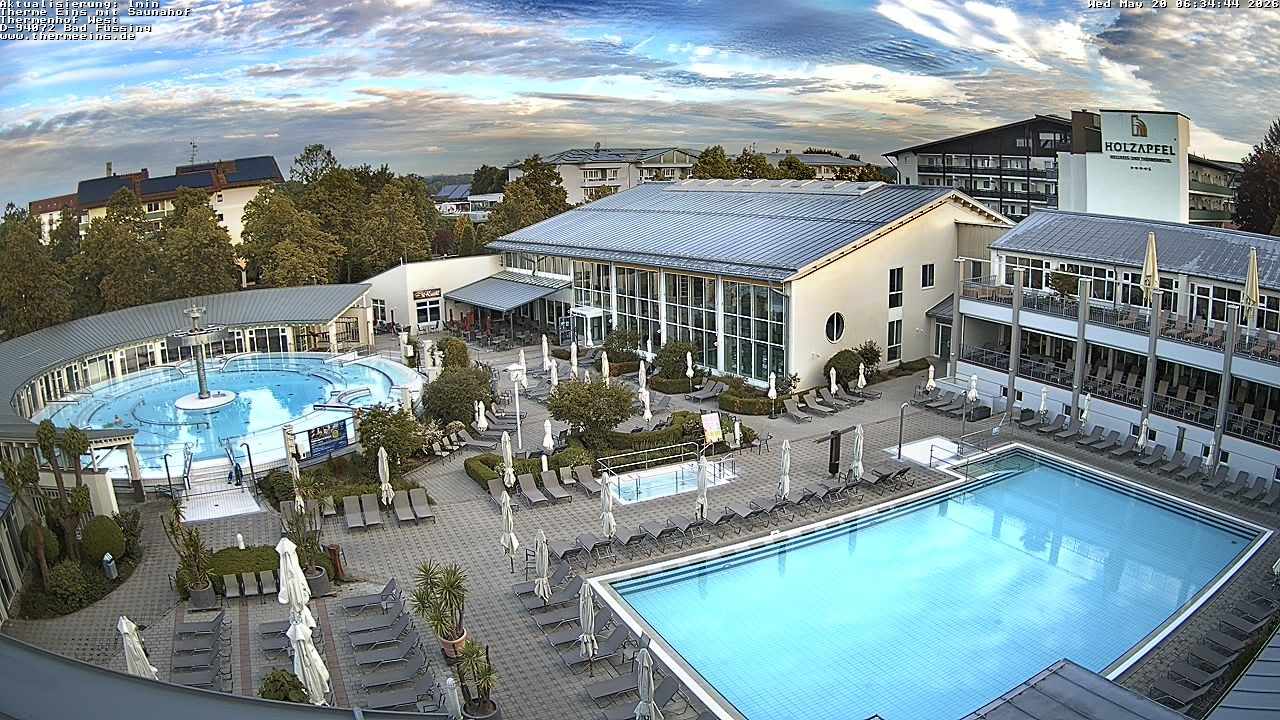 Archiv Foto Webcam Bad Füssing: Therme 1