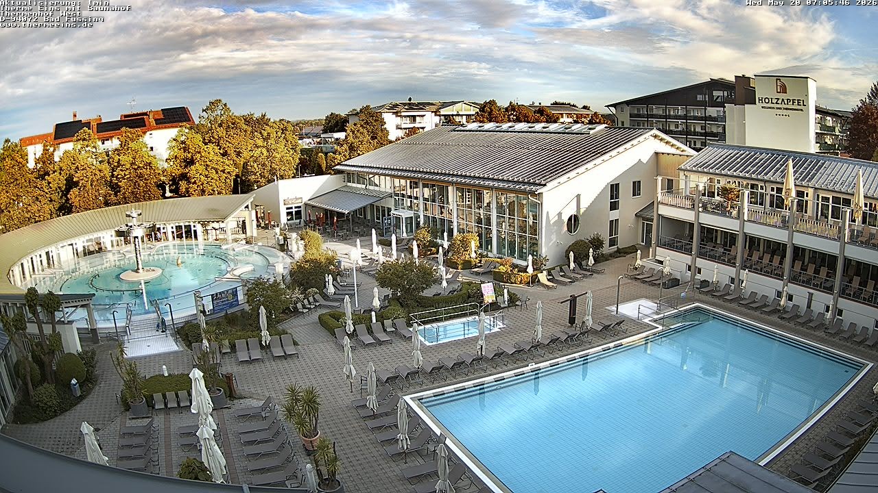 Archiv Foto Webcam Bad Füssing: Therme 1