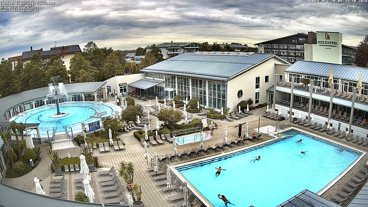 Archiv Foto Webcam Bad Füssing: Therme 1