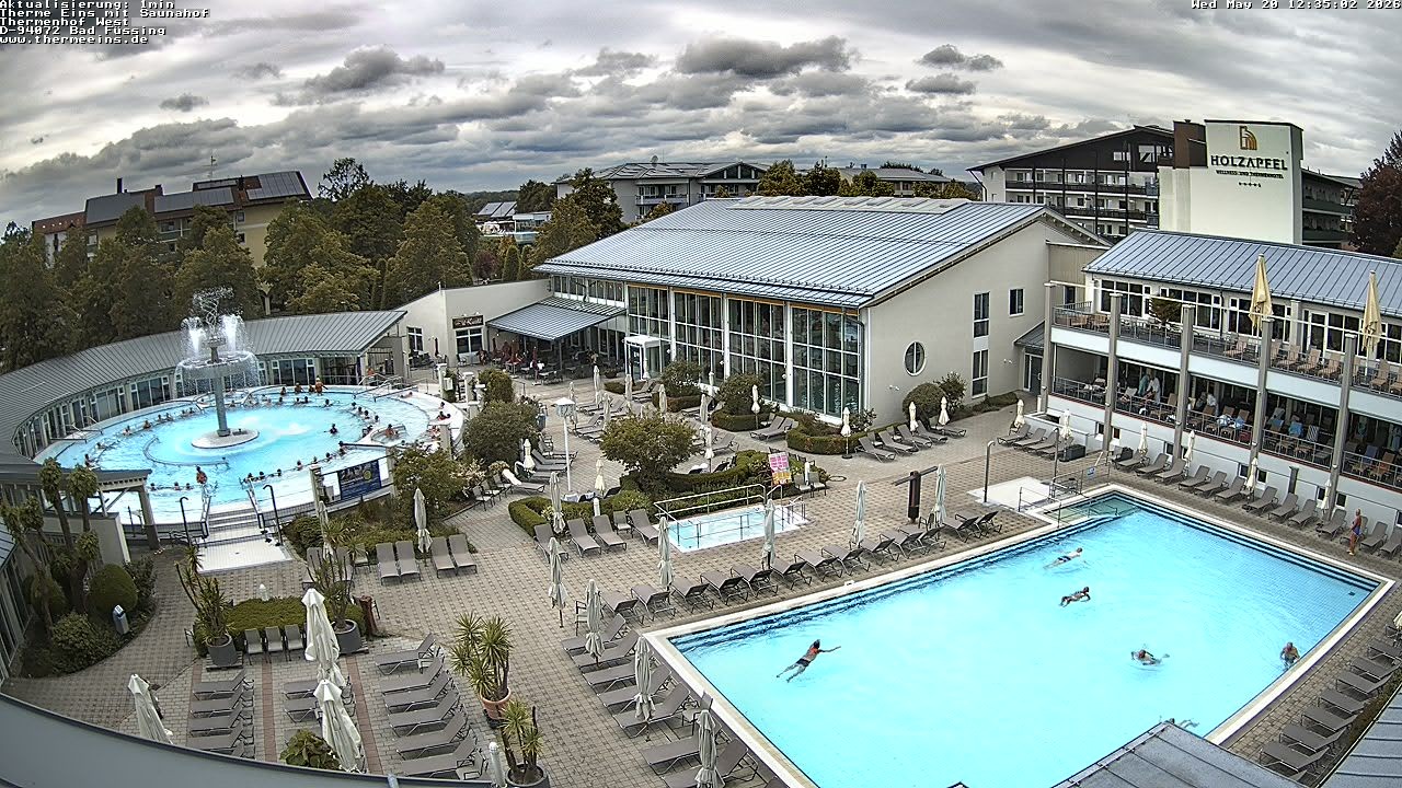 Archiv Foto Webcam Bad Füssing: Therme 1