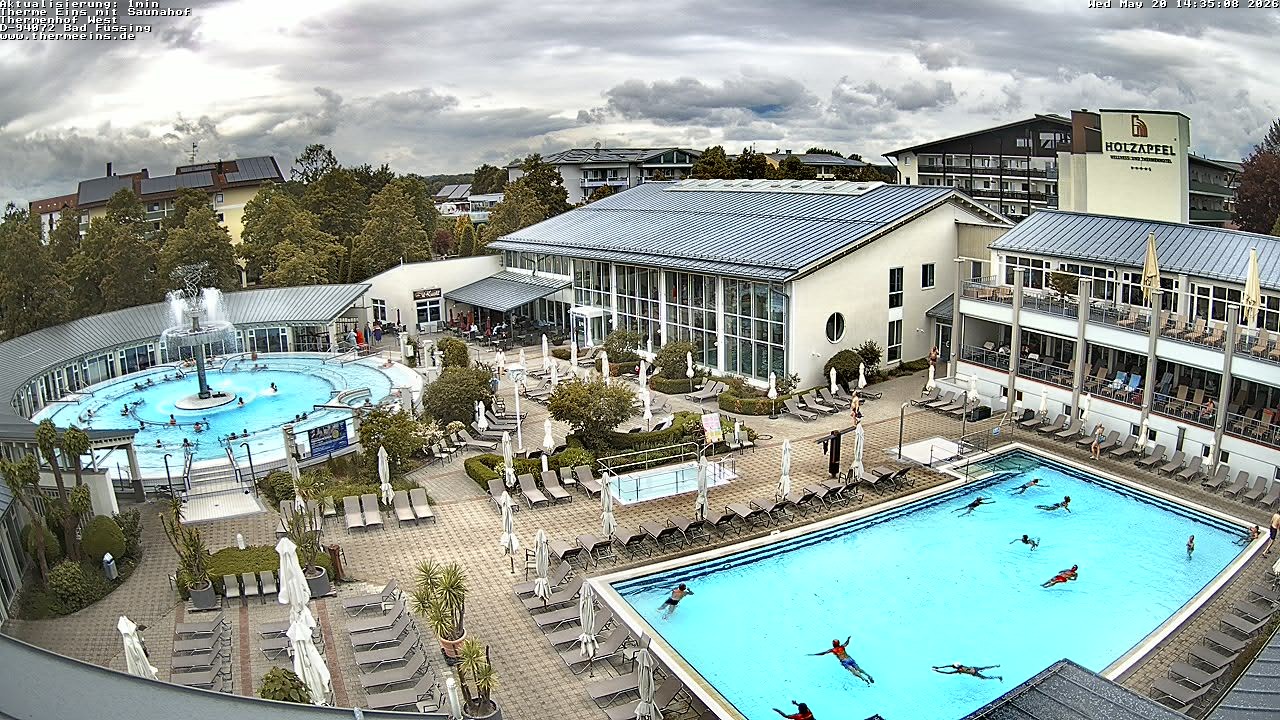 Archiv Foto Webcam Bad Füssing: Therme 1