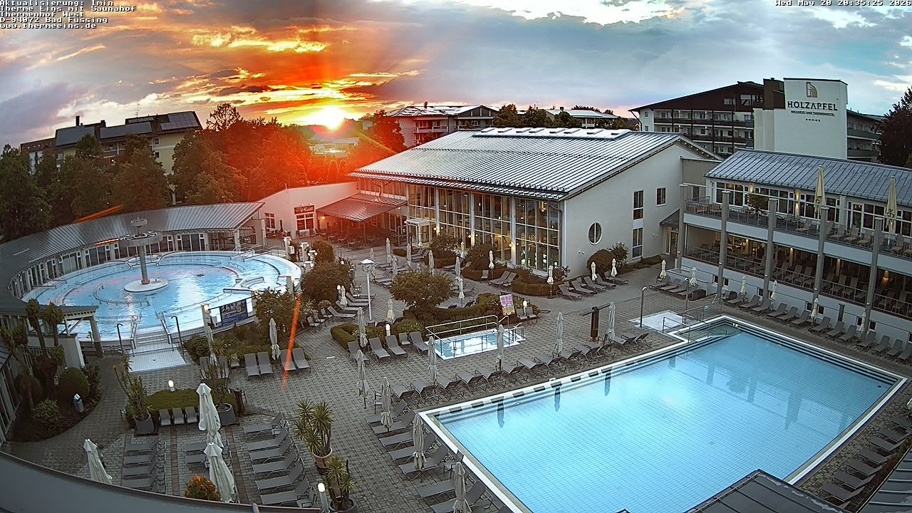 Archiv Foto Webcam Bad Füssing: Therme 1