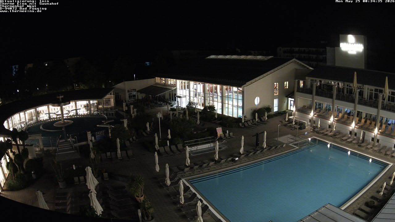 Archiv Foto Webcam Bad Füssing: Therme 1