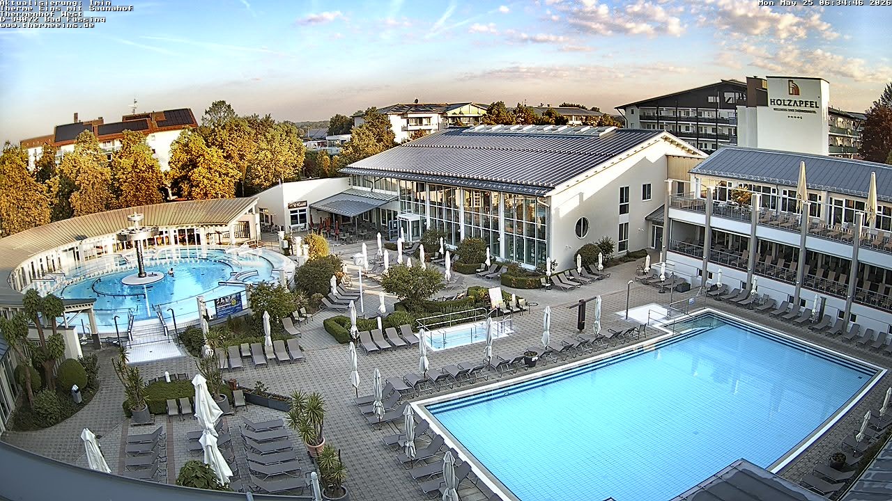 Archiv Foto Webcam Bad Füssing: Therme 1